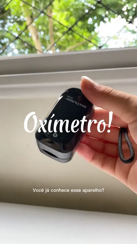 Veja o oxímetro funcionando